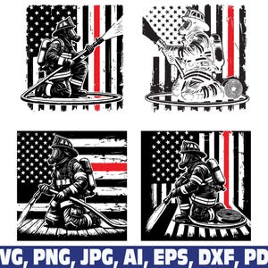 Firefighter svg png, firefighter flag svg, fireman svg, fire department svg, thin red line svg, firefighter, fire fighter svg, fireman flag