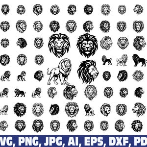 ライオンヘッド SVG png、ライオン クリップアート、ライオンの顔 SVG png、ライオン SVG バンドル、ライオン カット ファイル、ライオン キング SVG、ライオン ベクター、ライオン ロゴ SVG png、ライオン png