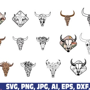 Cow Skull Desert floral leopard Svg png, cow skull svg, western svg, bull skull svg, cow skull png, longhorn svg, cow head svg, cowboy svg