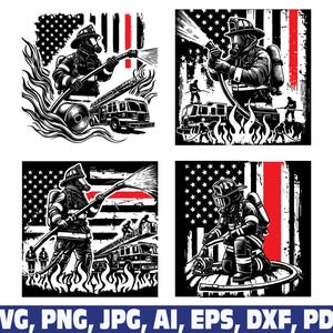 Firefighter svg png, firefighter flag svg, fireman svg, fire department svg, thin red line svg, firefighter, fire fighter svg, fireman flag