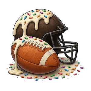 Football Ice Cream Drip Blue Navy Black PNG, Football Drip Png, Football Youth Sport Team Digital File, Football Mom Ice Cream Sprinkle Png