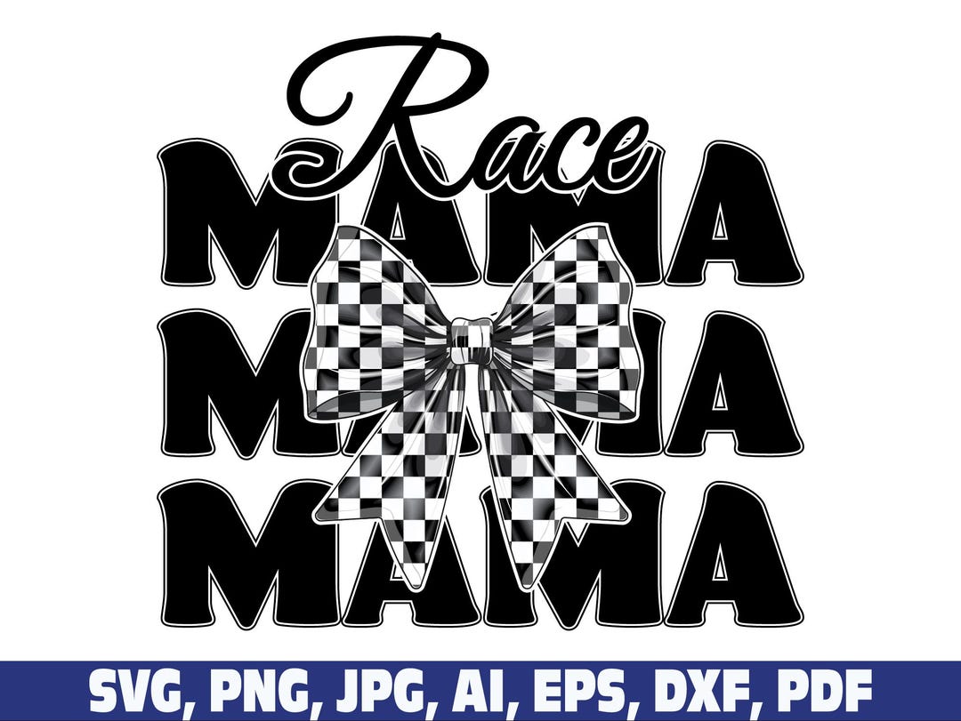 Race Racing Svg Png, Race Birthday Boy Svg, Race Day, Coquette Bow ...