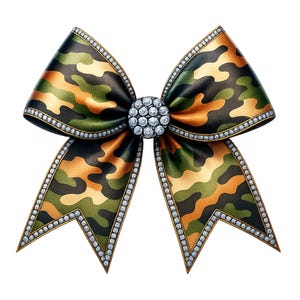 Camo Cheer Bow png, Camo Coquette Bow PNG, Coquette Camouflage bow, Sublimation Digital Download PNG, Coquette Bow Design, Retro Camo Girl