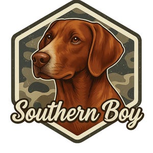 Southern Boy Png, local boy png, Camo crest, T-Shirt Design, Camo Dog, Retro Hunt Png, Hunting Sublimation Design, Hunting Dog, Camouflage