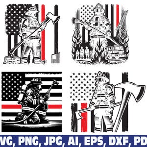 Firefighter svg png, firefighter flag svg, fireman svg, fire department svg, thin red line svg, firefighter, fire fighter svg, fireman flag