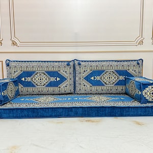 Arabic Floor Sofa: Bohemian Cushion Seating Couch Set