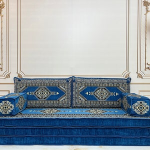 Arabic Floor Sofa Set: Bohemian Living Room Cushion Seating