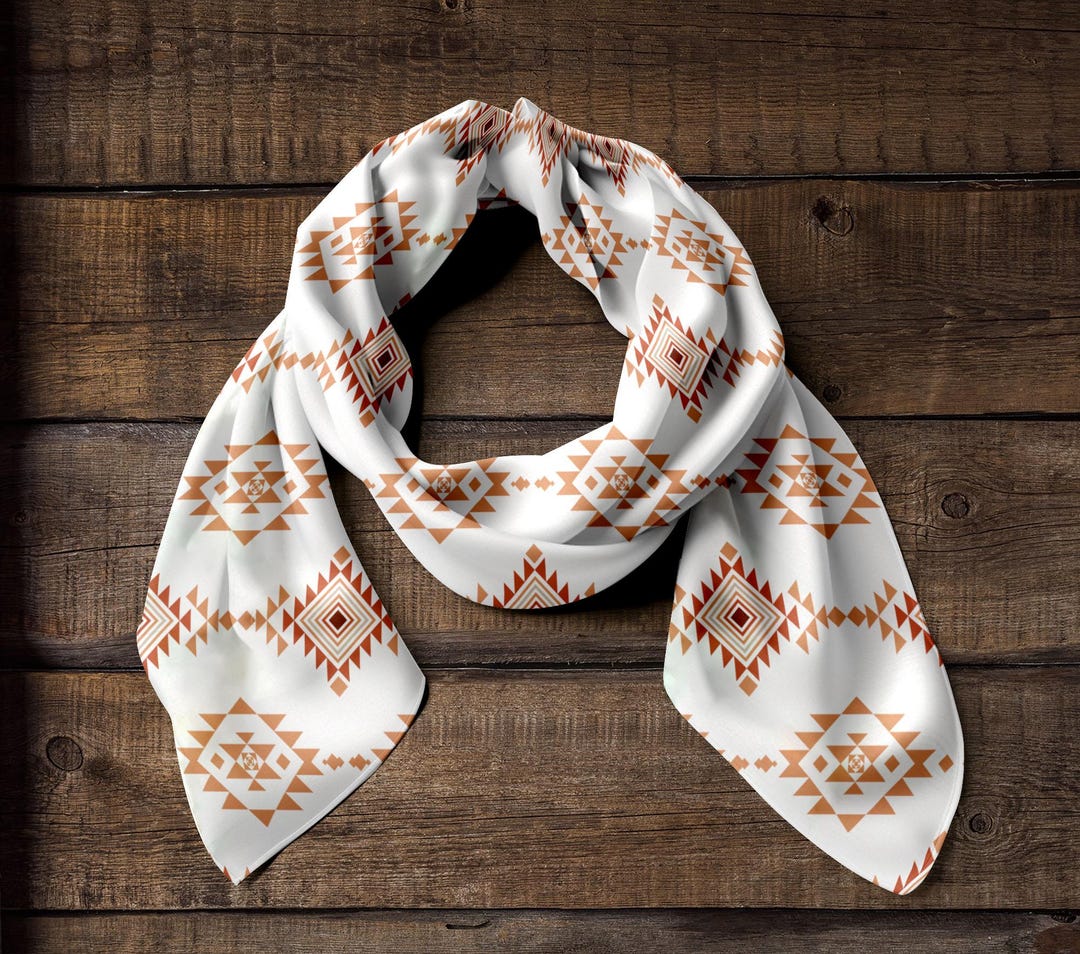 Aztec Wild Rag, Cowboy Wild Rag, Bandana, Neck Scarf, Ranch Rag ...