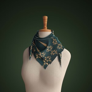 Aztec Wild Rag, Cowboy Wild Rag, Bandana, Neck Scarf, Ranch Rag ...