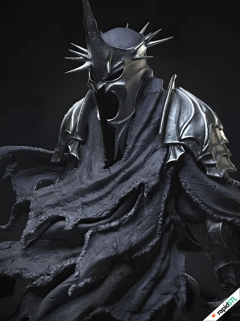 Witch-king of Angmar (presupported!) Model STL Download Code for 3D ...