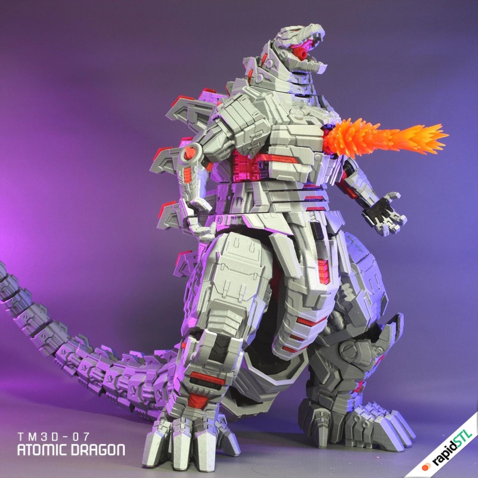 メカキングコング vs メカゴジラ 3Dプリント＆ペイント用HQ STLモデル