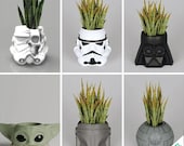 Star Wars Planter Stl Pack, 3D Star Wars Models, 3D Stl Bundle • STL Model for 3D Printing