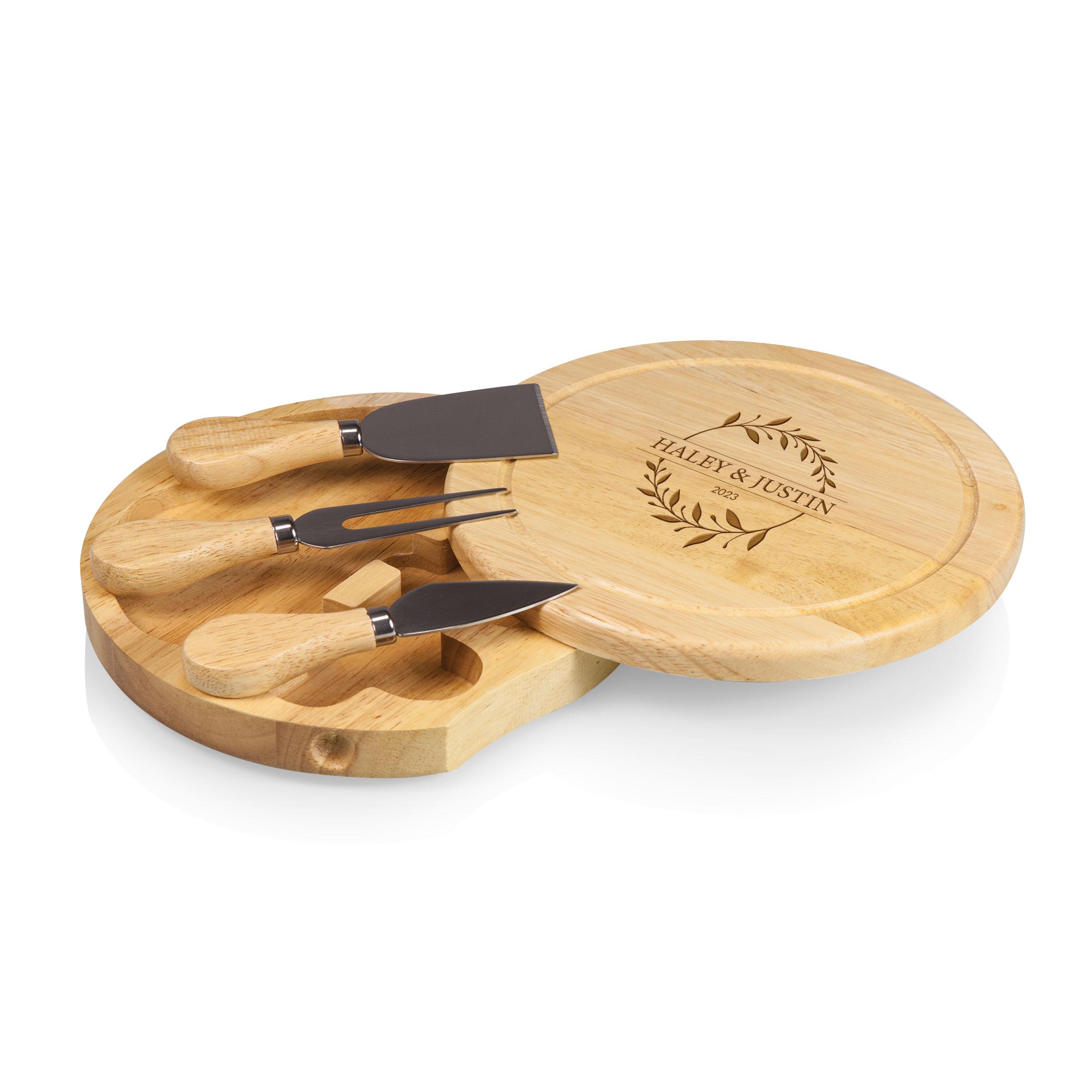 Personalized Acacia Wood Cheese Board With Knife Set, Wedding Gift - Etsy