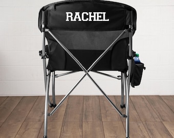 Personalized XL Camping Chair: Heavy Duty Folding Beach Chair
