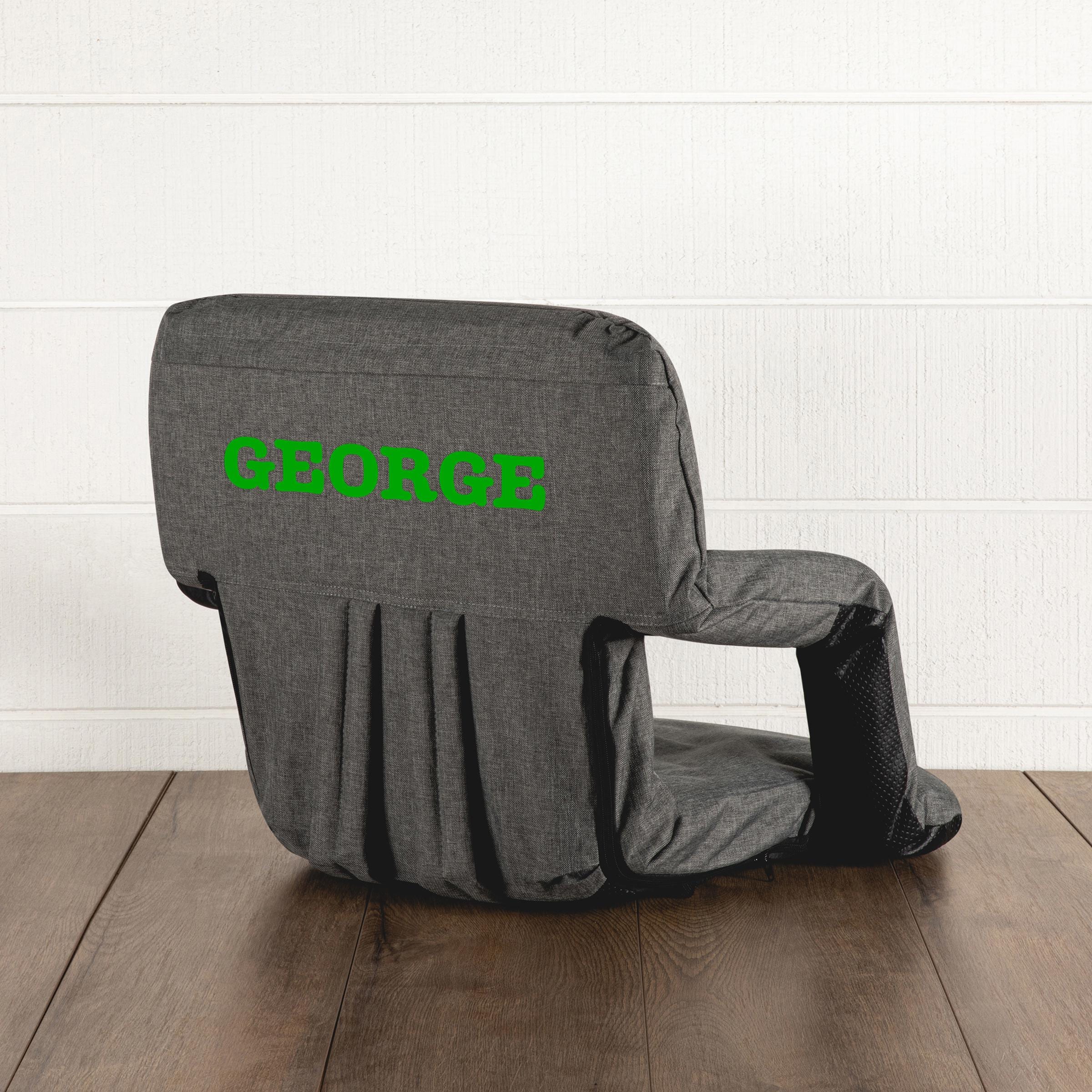 ダイニングチェア G-SHOCK PRODUCTS LOGO STADIUM CHAIR Custom Reclining Stadium Seat: Personalized Bleacher Chair With