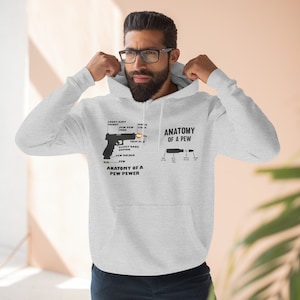 Anatomie von Pew Pewer & Pew - Premium Hoodie