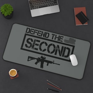 Defend the Second - Desk Mat, Shooting Range Mat and Cleaning Mat