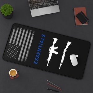 Essentials Blue - Desk Mat, Shooting Range Mat and Cleaning Mat