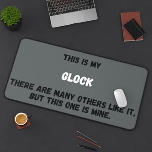 This Is My GLOCK- Desk Mat, Shooting Range Mat and Cleaning Mat