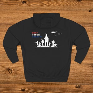 Duty Honor Country - Premium Pullover Hoodie