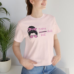Mama Shoots Best Pink - Short Sleeve Tee