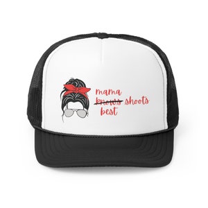 Mama Shoots Best Red - Trucker Cap