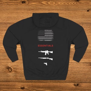Essentials Red - Premium Pullover Hoodie