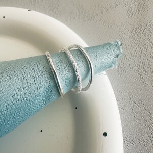 Thin Stacking Rings • Set of 3: Midi Ring, Twist Ring, Lined Ring • Notched Ring • Thin Gold Rings • Pinky Ring • Minimalist Rings
