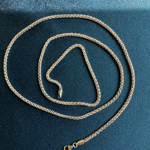 Italian Solid Sterling Silver Franco Link Chain Necklace 925 Silver Chain