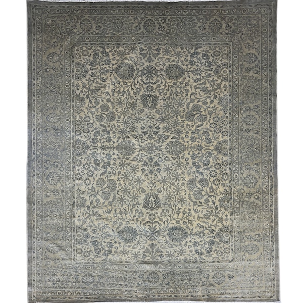 Handmade (9' x 12') Fine Modern Over-dye Afghan Area Rug - Soft and Shiny Texture Oriental Wool Rug - Living Room Rug - 9x12 Rug