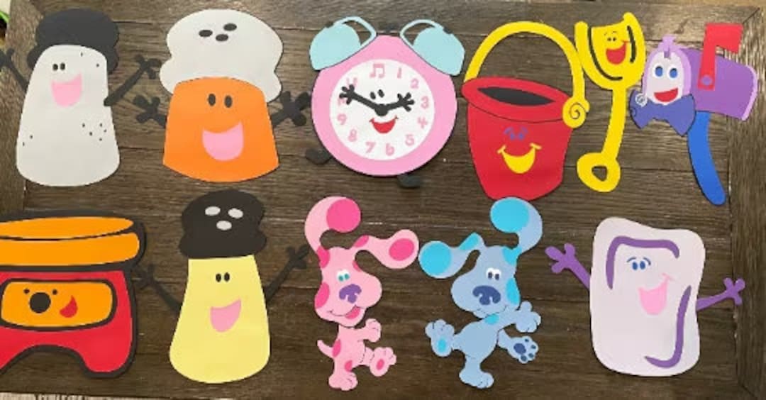 Handmade 4-12 Blues Clues Cardstock Wall Decorations - Etsy
