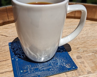 Arduino PCB Coasters: Electronic Circuit Board, Tech Gift