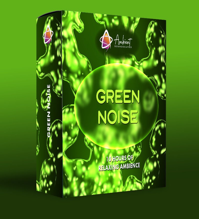 Green Noise Static 10 Hours ASMR audio image 1