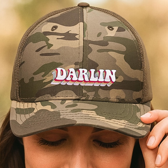 “Darlin’” Vintage-Inspired Trucker Hat Vintage Style Darlin main image 2