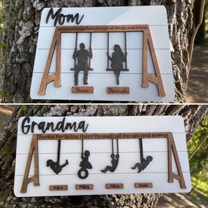 Swing Set Sign - Mother’s Day Swings - Swings - Mother's Day, Father's Day, Mom, Dad, Grandma, Grandpa, Grandparent, Grandparent’s Day