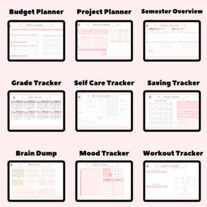 Pinky Layout Student Planner Printable A4 Size Budget Planner, To-do ...