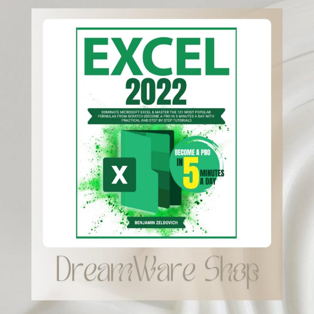 MICROSOFT EXCEL 2022 BOOK PDF DOWNLOAD FREE visual data 5
