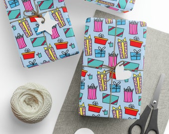 Gnomes Toadstools Mushrooms Gift Wrap Paper - 30x72 Inch Roll Graphics & More