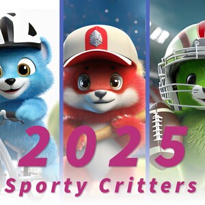 2025 Sporty Critters Calendar