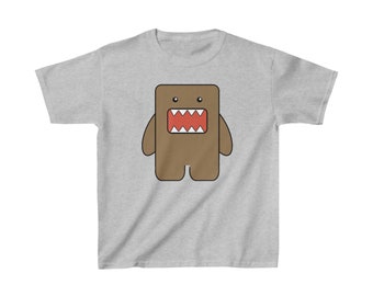 Tシャツ・カットソー kikillo EDIBLE KAWAII LIL DEMON 2 T-Shirt Domo Kun Kids T-shirt, Cute Domo Kun T-shirt, Kids Cotton T