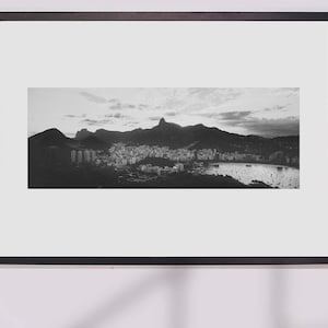 Black and White Rio de Janeiro Photography – Wall Art Print, Wall Art Photography, Brazil Photography, Fine Art Print, Premium Print