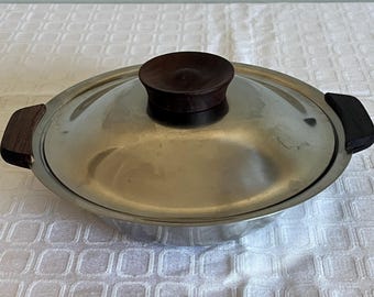 Vintage Stelton 18/8 Stainless Serving Bowl with Lid