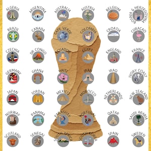 2026 World Cup Scratch Off Poster | Scratch Teams As They're Eliminated | 48 Nations | Soccer Wall Chart | Football Gift