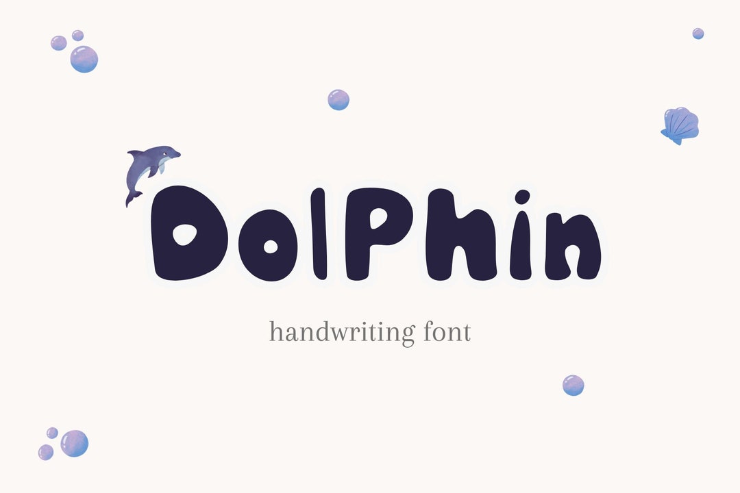 Dolphin Font,neat Handwritten Font,handwriting Font,neat Handwriting