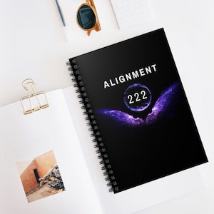 Alignment, Angel number 222, law of attraction, Spiritual journal, Manifestation, Numerology gift, 222, Spiritual Gift, Angel Number Gifts,