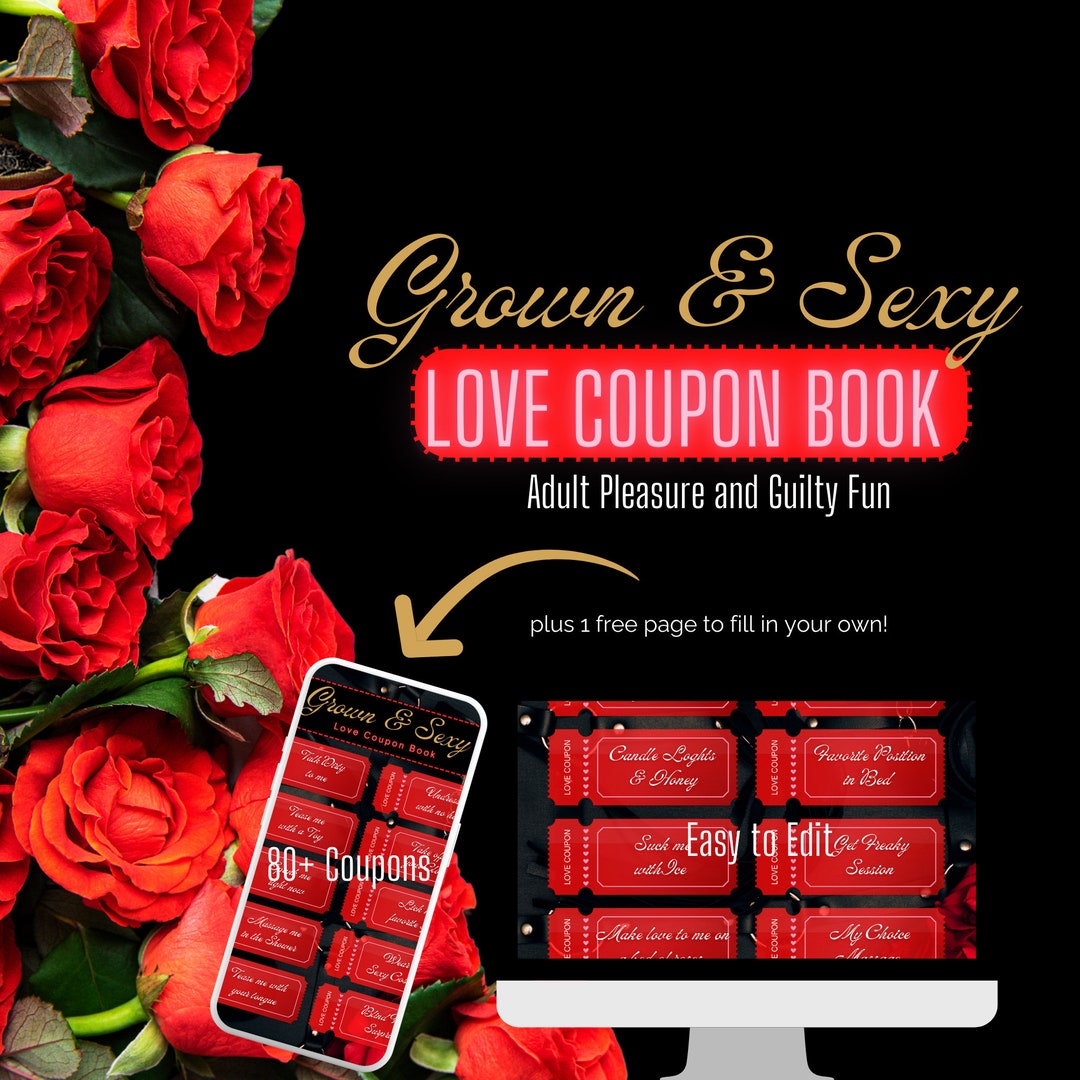 Naughty Love Coupons, Printable Kinky Coupon Book, Editable Sexy Love Coupons, Anniversary, Gift ...