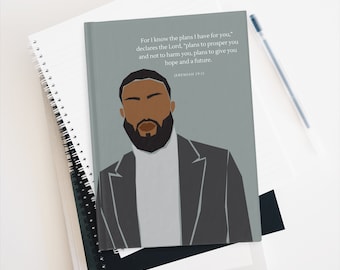Black Man Journal, Melanin Journal, Journal for Black Men, melanin gift, journal notebook, black owned business, Gifts for Him, Gift for Son