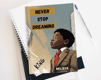 King Journal, Melanin Journal, Journal for Black Men, melanin gift,  journal notebook, black owned business, Gifts for Him, Gift for Son