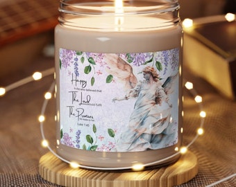 Angel Candle, Bible Verse Candles, Gifts for Her, Relaxation Candle, Relaxation Gifts, Housewarming candle, Archangel Candle, Catholic Gift
