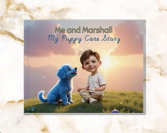 Libro infantil personalizado: Mi historia sobre el cuidado de mi cachorro y yo
